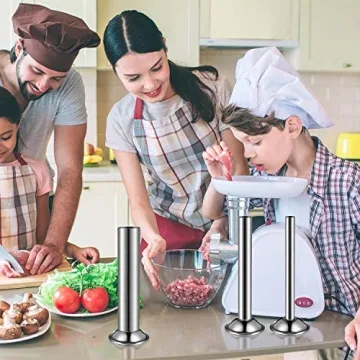 Durable 3-Piece Stainless Steel Sausage Stuffer Tubes