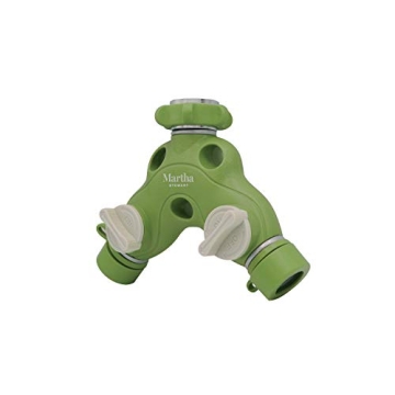 Martha Stewart Dual Tap Splitter for Easy Watering