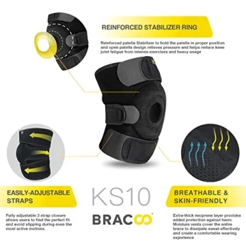 Bracoo Knee Compression Brace for Tendon Support