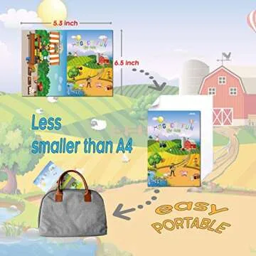 Magnetic Portable Playboard Farm Life for Creative Play