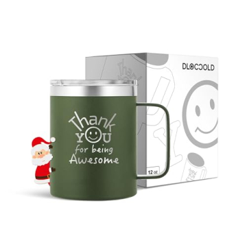 Thank You Gifts for Coworkers, Thank You for Being Awesome Holiday Coffee Mug, Christmas Gifts for C...