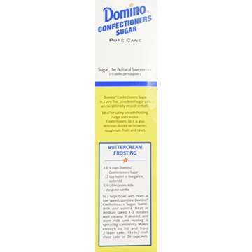 Domino Confectioners 10-x Powdered Sugar, 1 Pound Box (Pack of 2)
