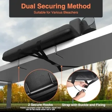 Heated Stadium Seats with Back Support - Comfort on the Go