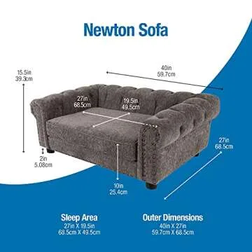 Stylish La-Z-Boy Newton Sofa Dog Bed for Large Dogs