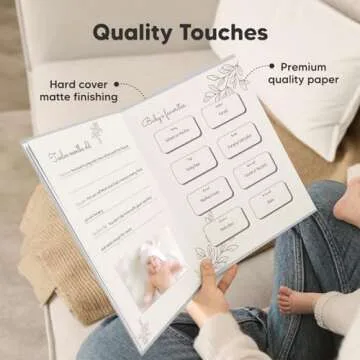 Baby Memory Book Journal to Capture 5 Years
