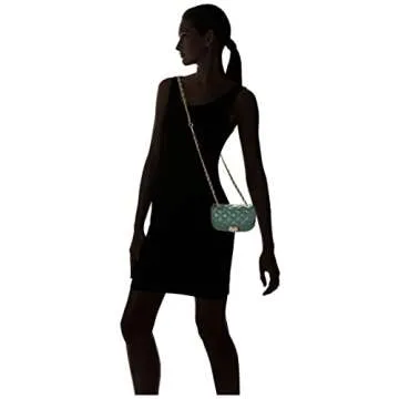Stylish Women's Quilted Belt Bag | The Drop | Dark Green