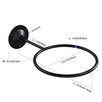 S SUCHEK Basketball Holder Wall Mount, Ball Holder Wall Mount, Ball Display Wall Storage for Basketb...