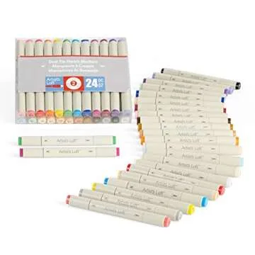 Artist's Loft Sketch Markers - 24 Assorted Colors