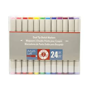 Artist's Loft Sketch Markers - 24 Assorted Colors