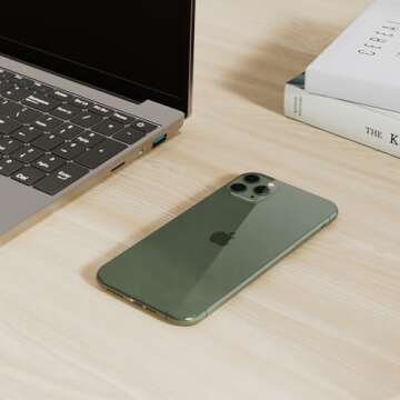 Apple iPhone 11 Pro Max, US Version, 64GB, Midnight Green - T-Mobile (Renewed)