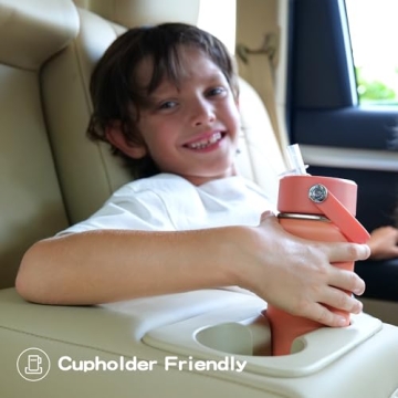 OISIZ Kids Water Bottle 14oz, Leakproof & Insulated