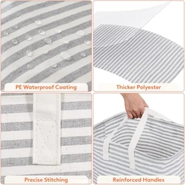 Lifewit Large Collapsible Waterproof Laundry Hamper