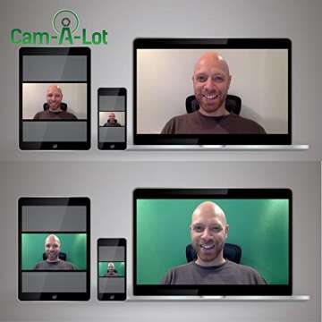 Portable Dual Sided Green Screen for Zoom and Streaming