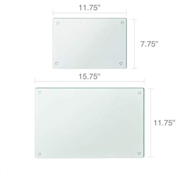 Murrey Home Tempered Glass Cutting Boards for Stylish Kitchens