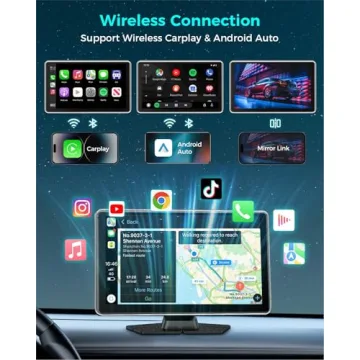 Wireless CarPlay & 4K Dash Cam – 9" Screen Upgrade