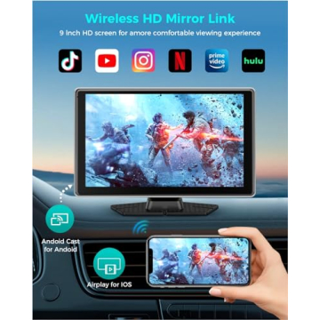 Wireless CarPlay & 4K Dash Cam – 9" Screen Upgrade