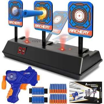 Electric Reset Nerf Shooting Target for Kids