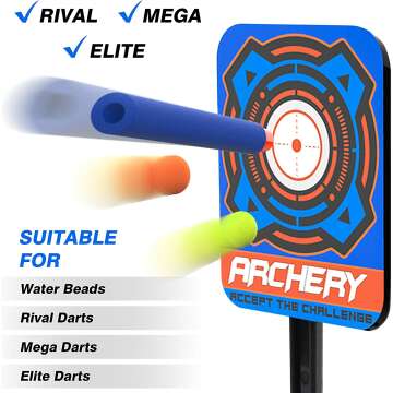 Electric Reset Nerf Shooting Target for Kids