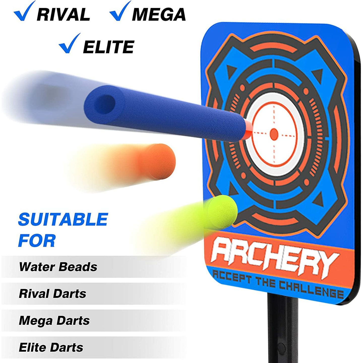 Electric Reset Nerf Shooting Target for Kids