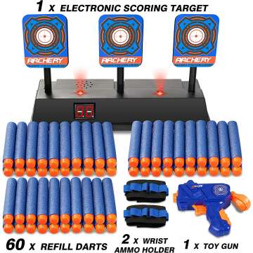 Electric Reset Nerf Shooting Target for Kids