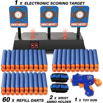 Electric Reset Nerf Shooting Target for Kids