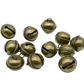 Maydahui 50 PCS Vintage Jingle Bells for Crafting Decoration