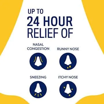 Astepro Allergy Nasal Spray, 24-Hour Allergy Relief, Steroid-Free Antihistamine, 60 Metered Sprays