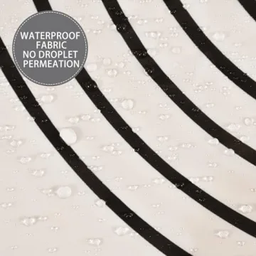 GKLEASG Boho Mid Century Shower Curtain for Modern Bathrooms