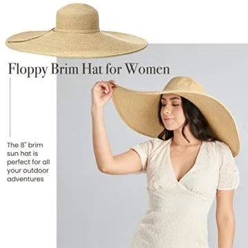 Stylish San Diego Ultrabraid Extra Large Brim Sun Hat
