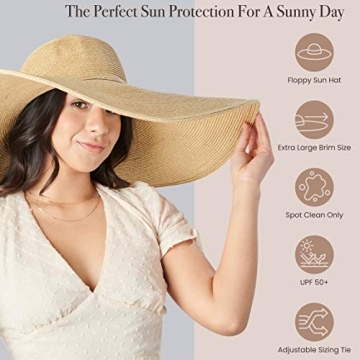 Stylish San Diego Ultrabraid Extra Large Brim Sun Hat
