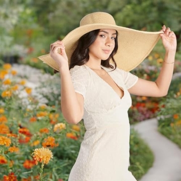 Stylish San Diego Ultrabraid Extra Large Brim Sun Hat