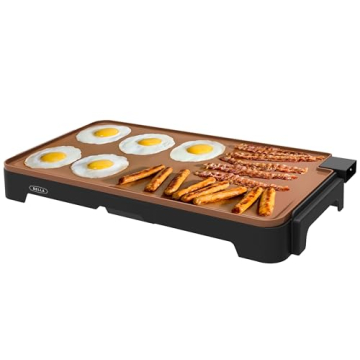 BELLA XL Electric Griddle - Cook 15 Eggs, Easy Cleanup, Large Non-Stick