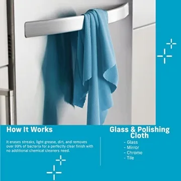 E-Cloth Polishing Microfiber Cloths for Cleaning and Shine