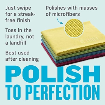 E-Cloth Polishing Microfiber Cloths for Cleaning and Shine