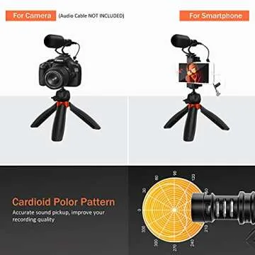 COMICA K2 PRO Smartphone Microphone Vlogging Kit