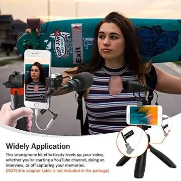 COMICA K2 PRO Smartphone Microphone Vlogging Kit