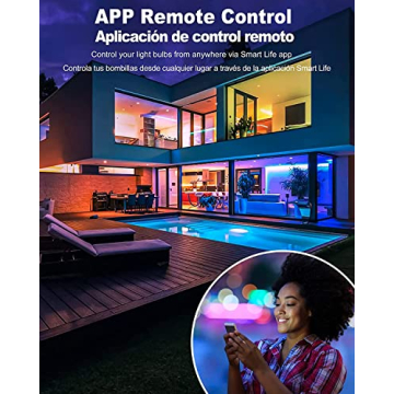 Smart Color Changing LED Bulbs with Alexa Compatibility