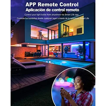 Smart Color Changing LED Bulbs with Alexa Compatibility