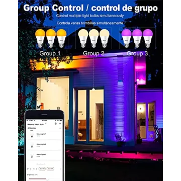 Smart Color Changing LED Bulbs with Alexa Compatibility