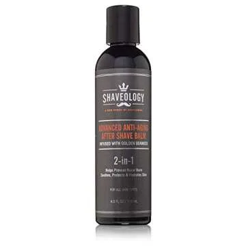 Aftershave for Men - Advanced After Shave 2-in-1 Anti-Aging Skin Care Aftershave Balm for Men Natural Moisturizer After Shave for Men's Shaving - Eliminates Razor Burn, Bumps, Rashes and Ingrown Hair