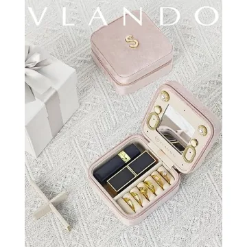 Personalized Vlando Jewelry Box for Travel and Elegance