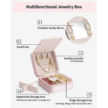 Personalized Vlando Jewelry Box for Travel and Elegance