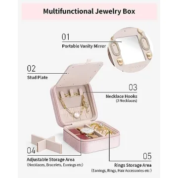 Personalized Vlando Jewelry Box for Travel and Elegance