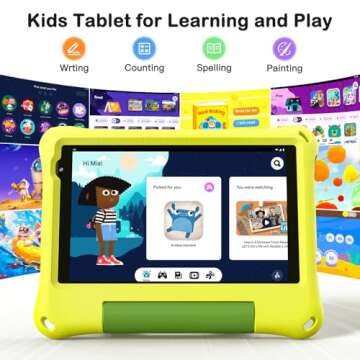 CALLSKY-NOTE Kids Tablet 8 Inch Android 14 for Ages 3-7