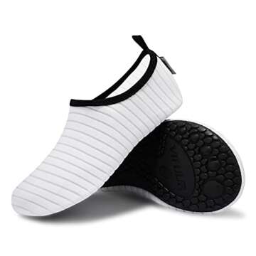 VIFUUR Water Sports Unisex Shoes White - 9-10 W US / 7.5-8.5 M US (40-41)
