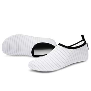 VIFUUR Water Sports Unisex Shoes White - 9-10 W US / 7.5-8.5 M US (40-41)