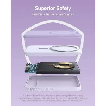 Anker 621 Magnetic Portable Charger (MagGo), 5,000mAh Wireless Power Bank with USB-C Cable, Magsafe-Compatible Battery Pack for iPhone 16 /15/14/13/12 Series