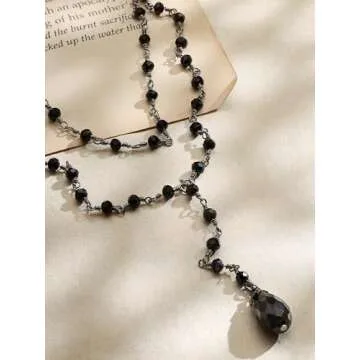 Sacina Gothic Layered Y Necklace, Perfect Gift for Women