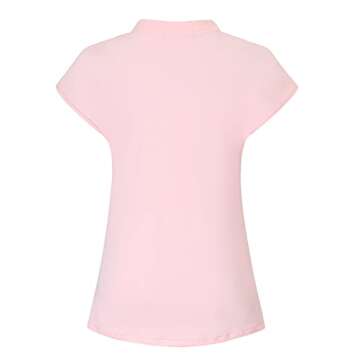 Vidusou Equestrian Shirts for Women,Girls House Riding Short Sleeve Shirts Athletic Summer Workout C...