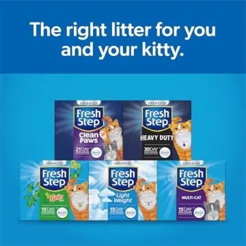 Fresh Step Unscented Cat Litter - Odor Control & Clumping